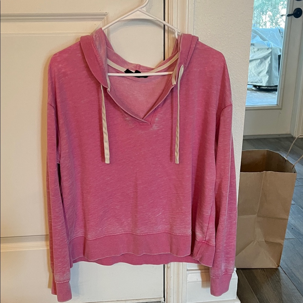 Pink Women's Hoodie Top & sweat pants bottom. size large